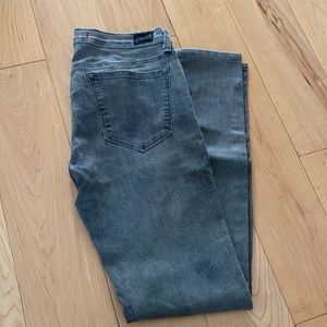 BDG (Urban Outfitters) gray ankle skinny jeans. Lightly worn. Size 28.